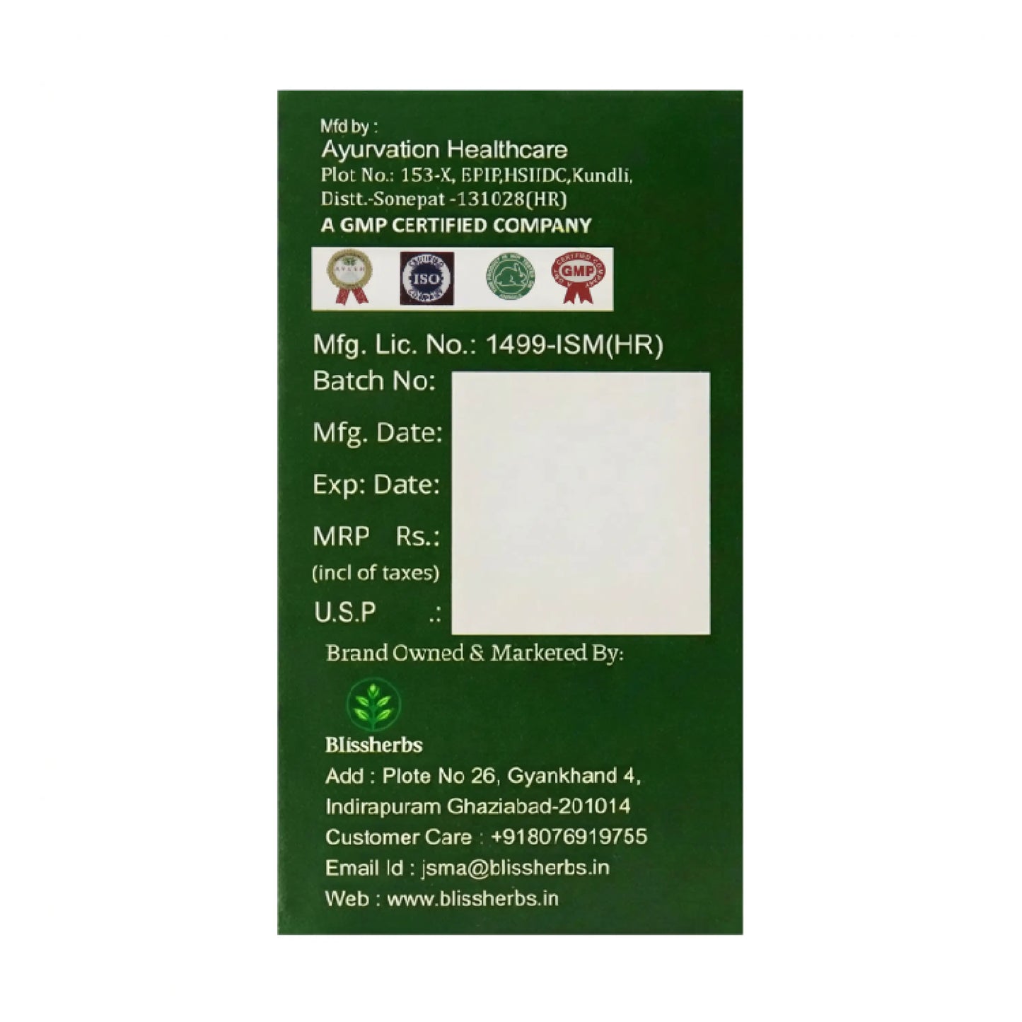 Blissherbs Ashwagandha KSM-66