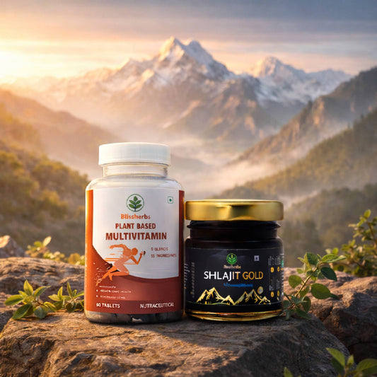 Plant Based Multivitamin & Shilajit Gold Combo (2 Pack)